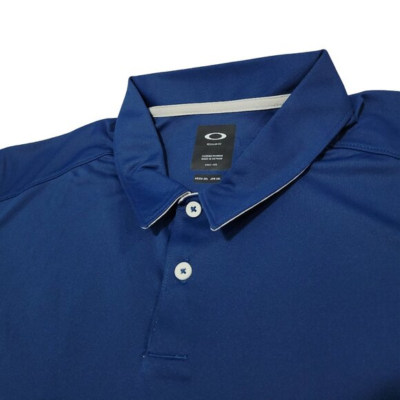 Oakley Divisonal Dark Blue Polo - Picture 3 of 7